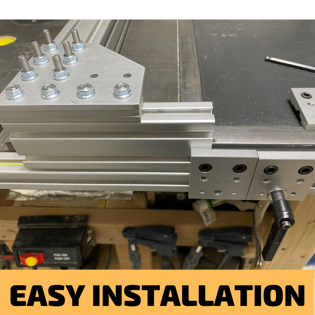 Plans For Alumi Lign Table Saw Fence System Using Uhmw Linear Slider