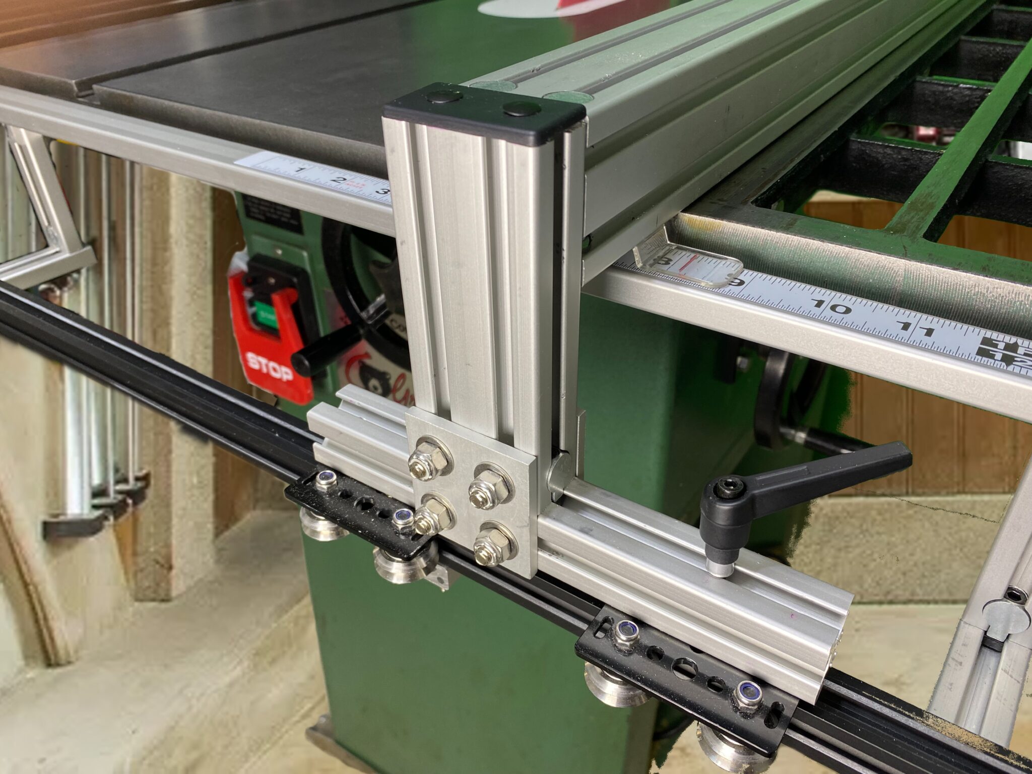 Plans for AlumiLign™ Table Saw Fence System Using V Slot Gantry J Builds Store
